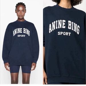 Anine Bing Sport Navy Sweatshirt